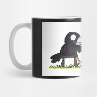 Typewriter Crow Mug